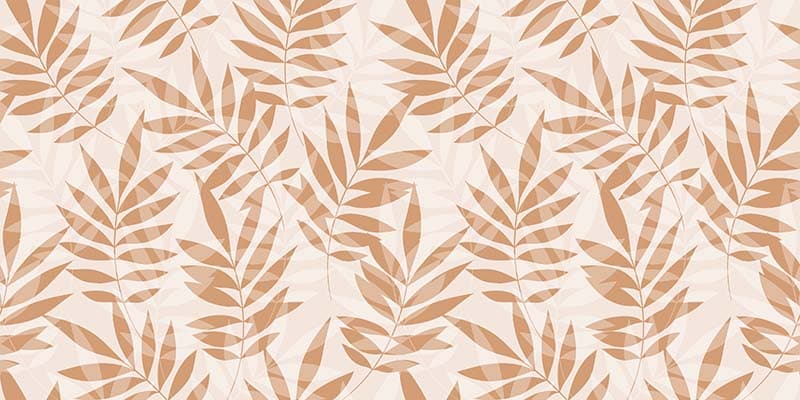 Watercolor Tropic Palm Leaves Wallpaper Mural pattern detail