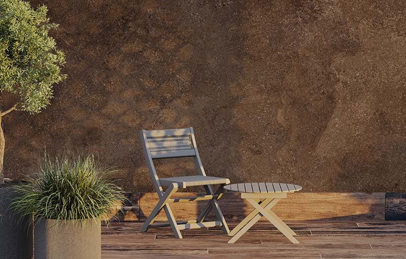 Coffee Color Marble Texture Wallpaper Mural shown in a room