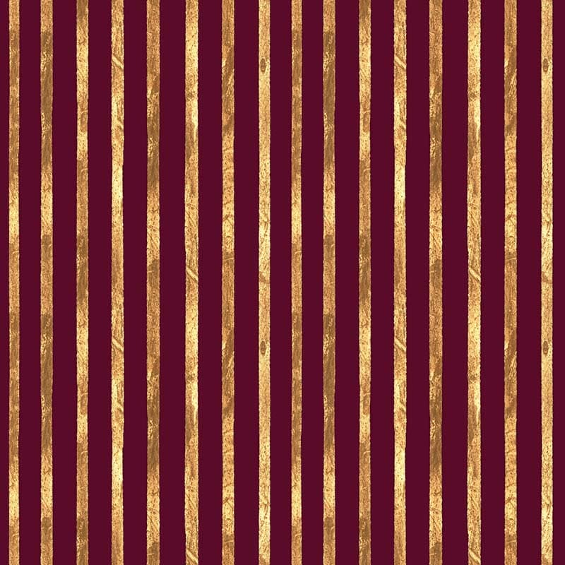 Maroon and Gold Vertical Stripes Wallpaper Mural pattern detail