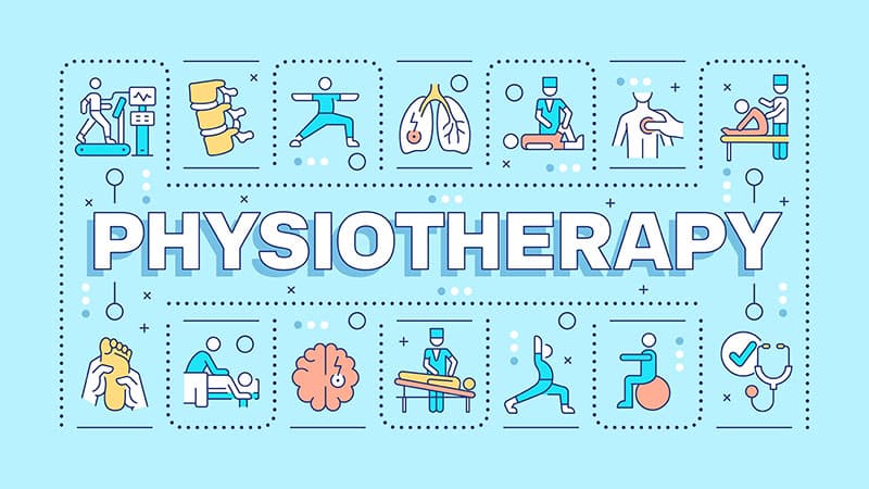 Physio Occupational Therapy Wallpaper Mural pattern detail
