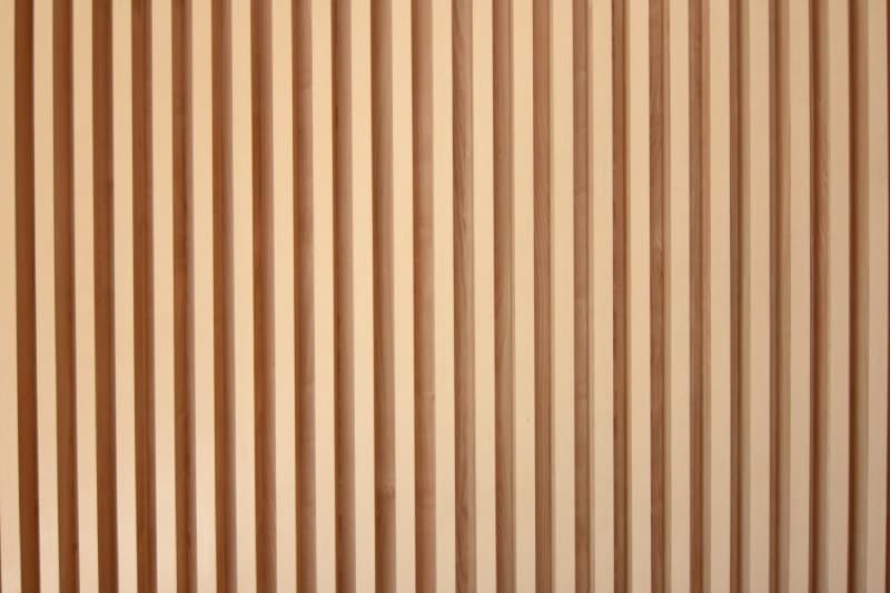 Light Brown Slats of Wood Wallpaper Mural pattern detail