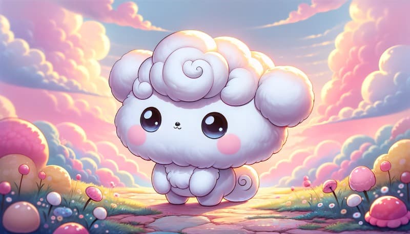 Cute Cinnamoroll Wallpaper Mural pattern detail
