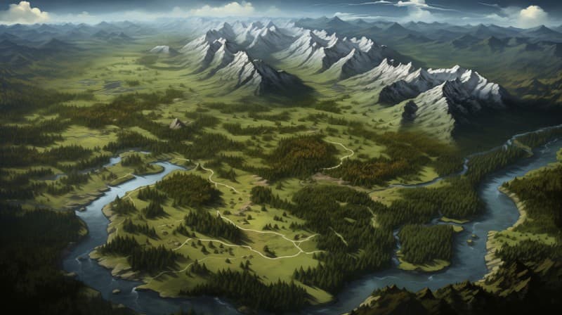 Games Map Wallpaper Mural pattern detail