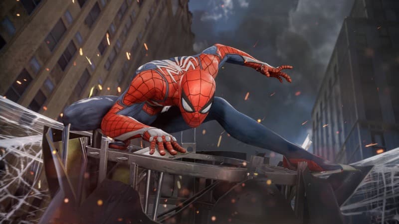 HD Spider Man Wallpaper Mural pattern detail
