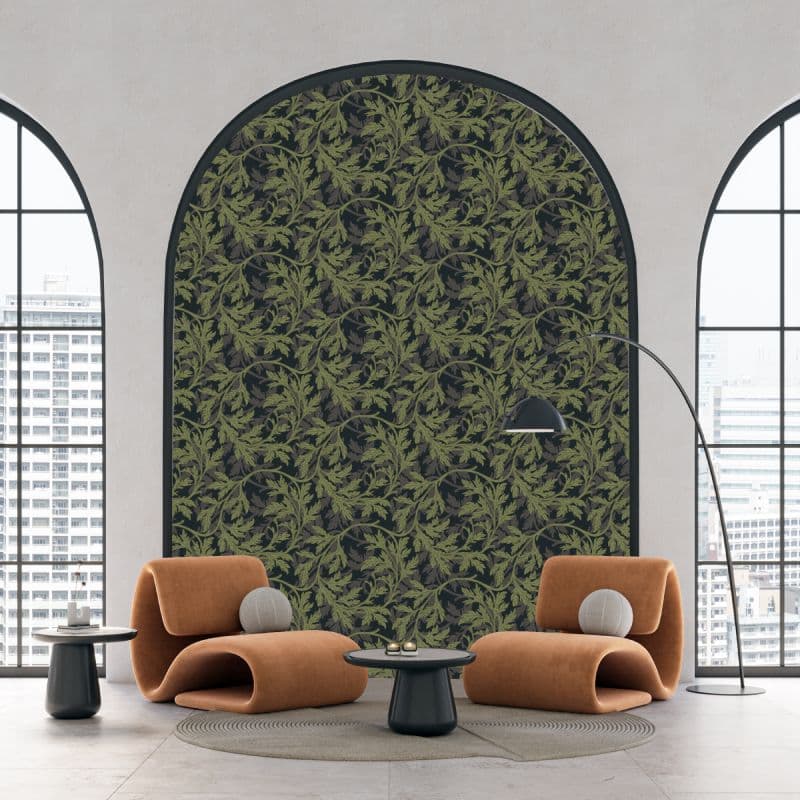 Dorset Wilds Wallpaper Mural shown in a room