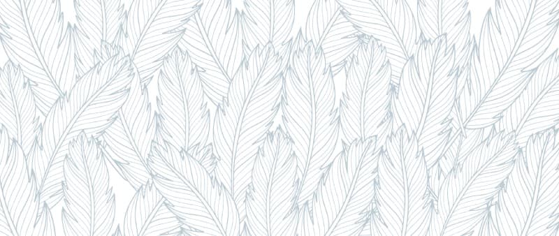 Elegant Soft Blue Feather Pattern Art Design wallpaper pattern detail