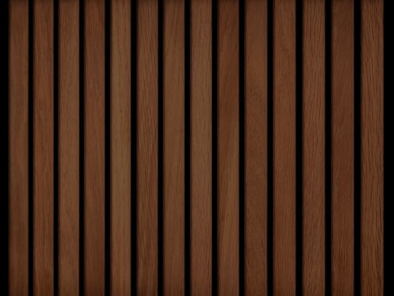 Acoustic Wood Stripe Panels Wallpaper Mural pattern detail