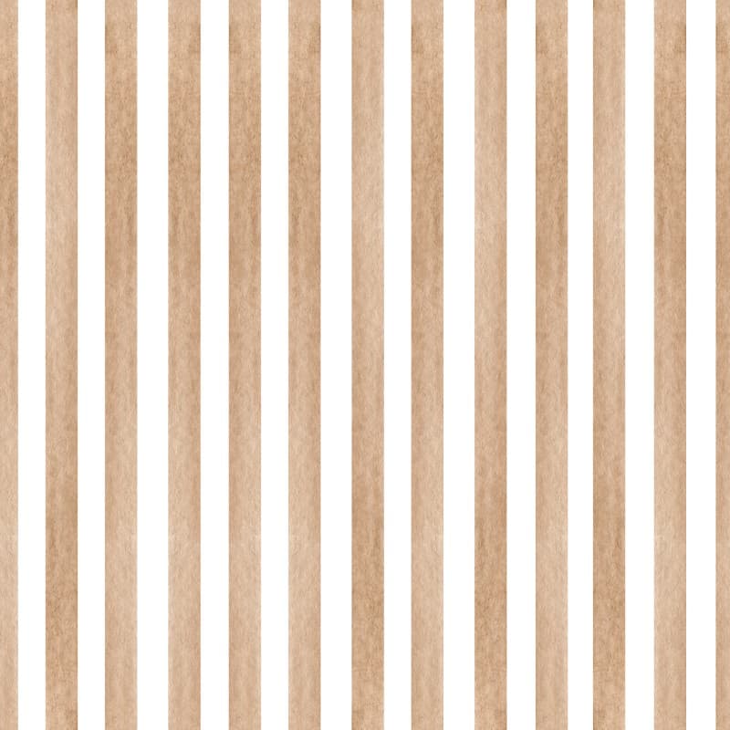 Soft Watercolor Brown Stripe Wallpaper Mural pattern detail
