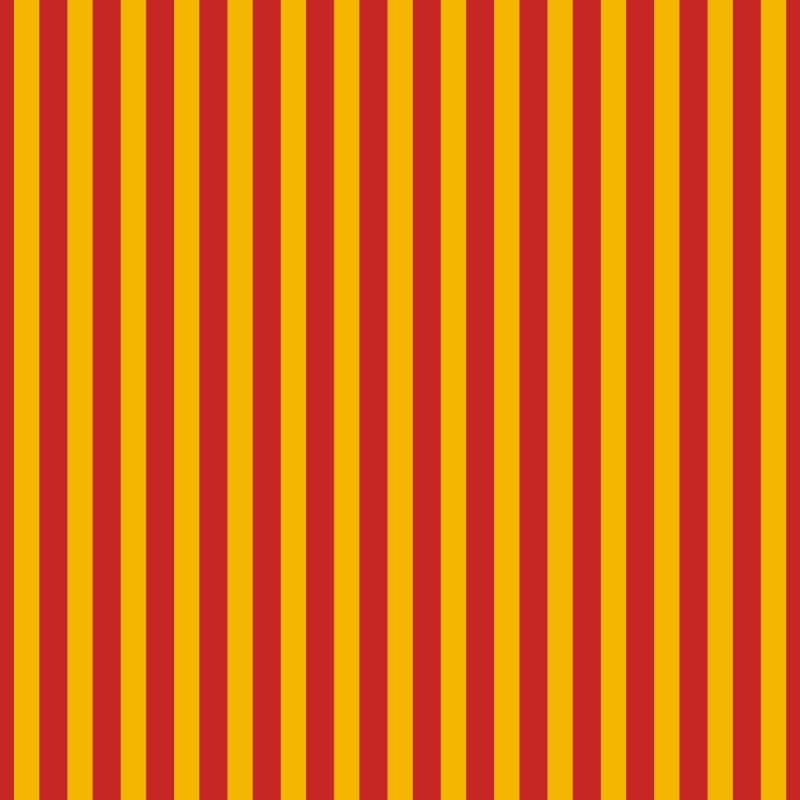 Red and Yellow Stripe Wallpaper Mural pattern detail