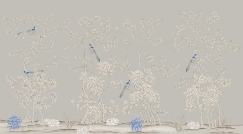 Vinatge Sepia Motifs Vibes Wallpaper Mural pattern detail