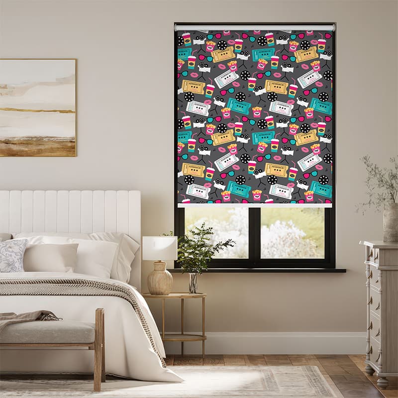Movie Lovers Roller Blinds pattern detail
