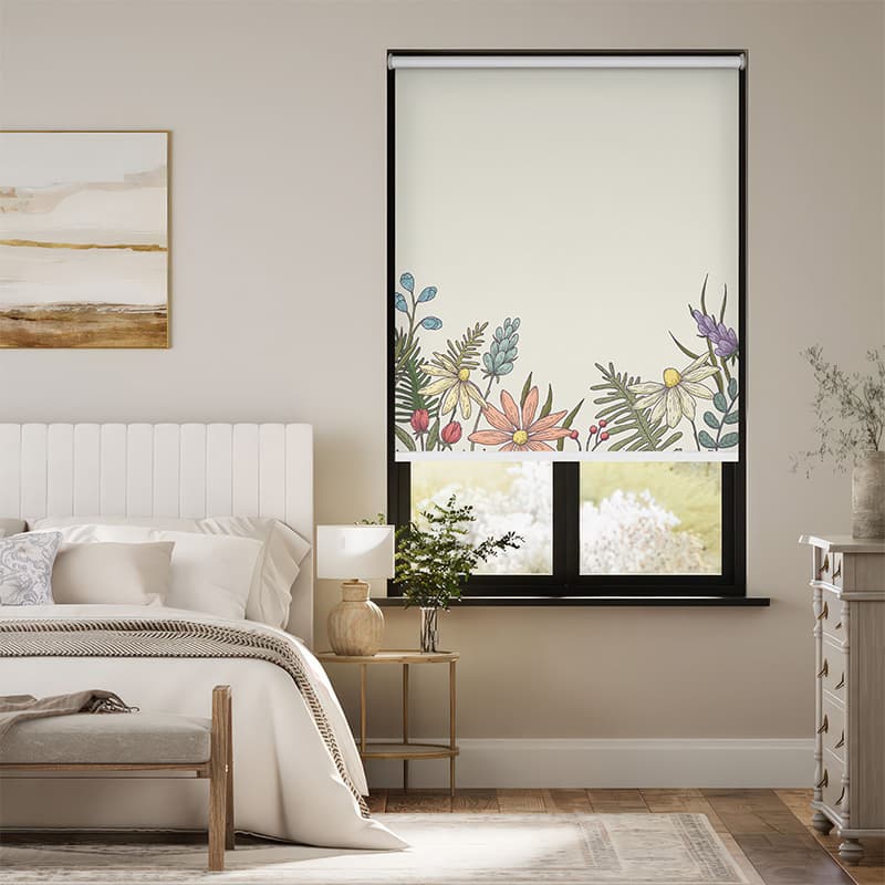 Botanical Charm Roller Blinds pattern detail