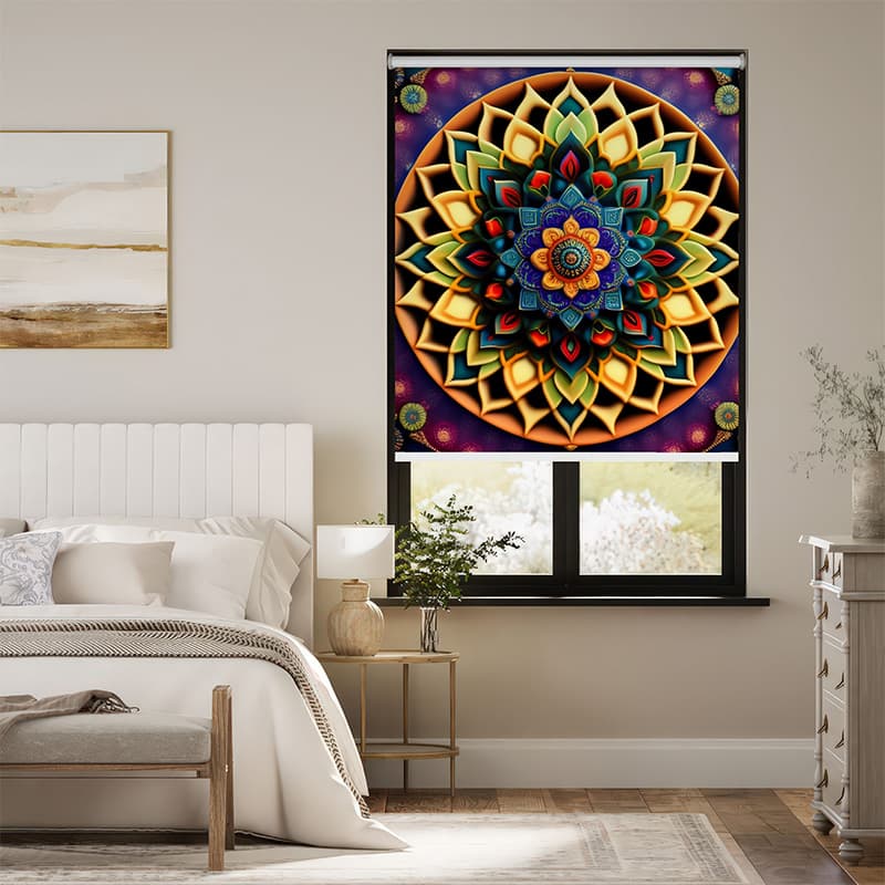 Mandala Style Roller Blinds pattern detail