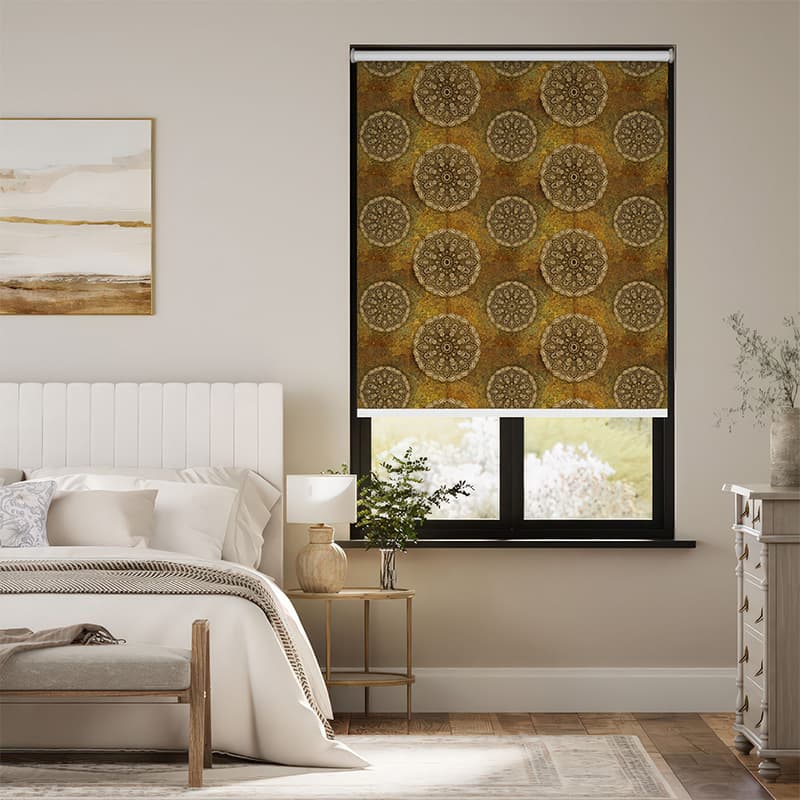 Chakra Charm Roller Blinds pattern detail