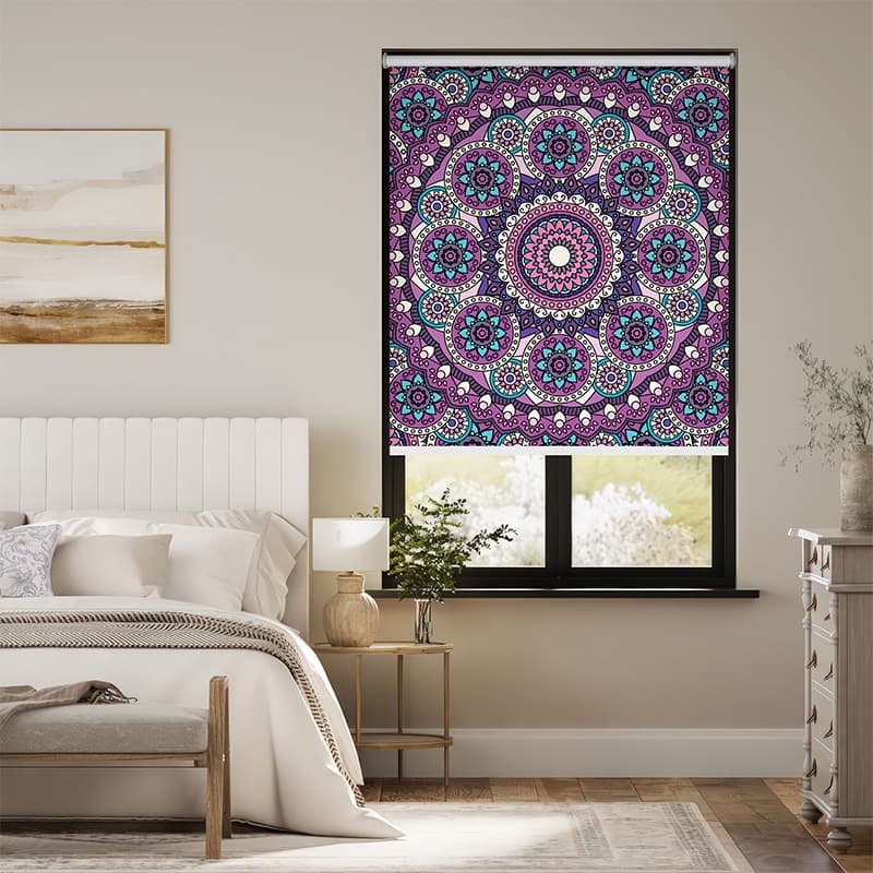 Aura Mandala Roller Blinds pattern detail
