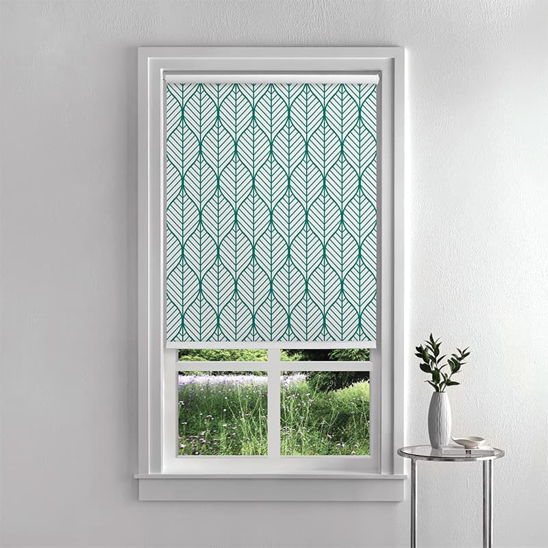Zen Foliage Inside Roller Blind pattern detail