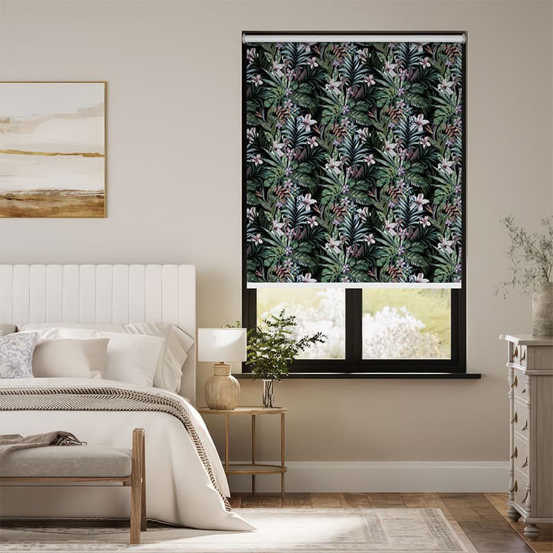 Modern Botanical Window Roller Blind pattern detail