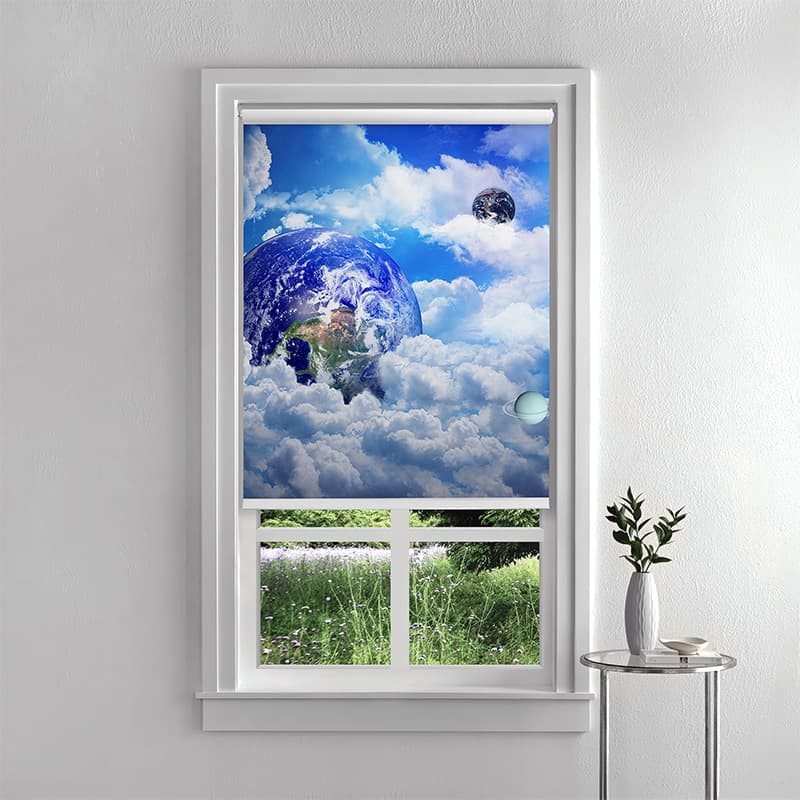 Planetarium Sky Shade Roller Blind pattern detail