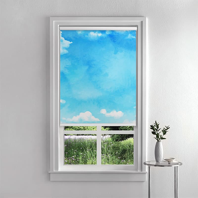 Cotton Sky Serenity Roller Blind pattern detail