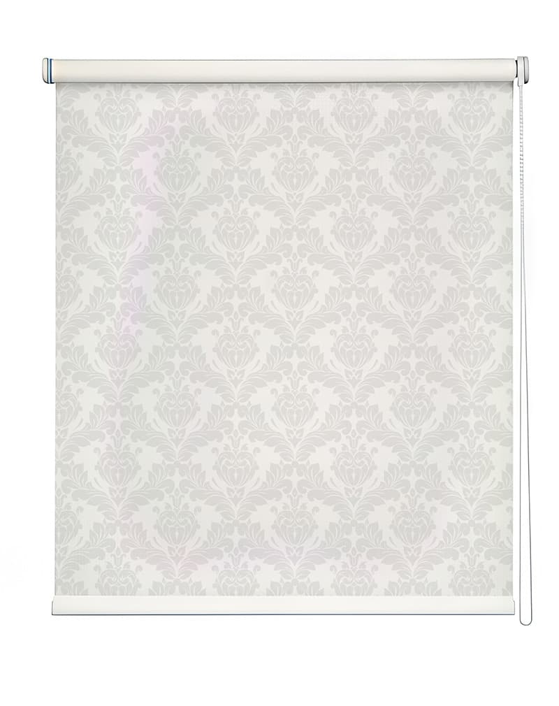 Sophisticated Off-White Roller Blind shown in a room