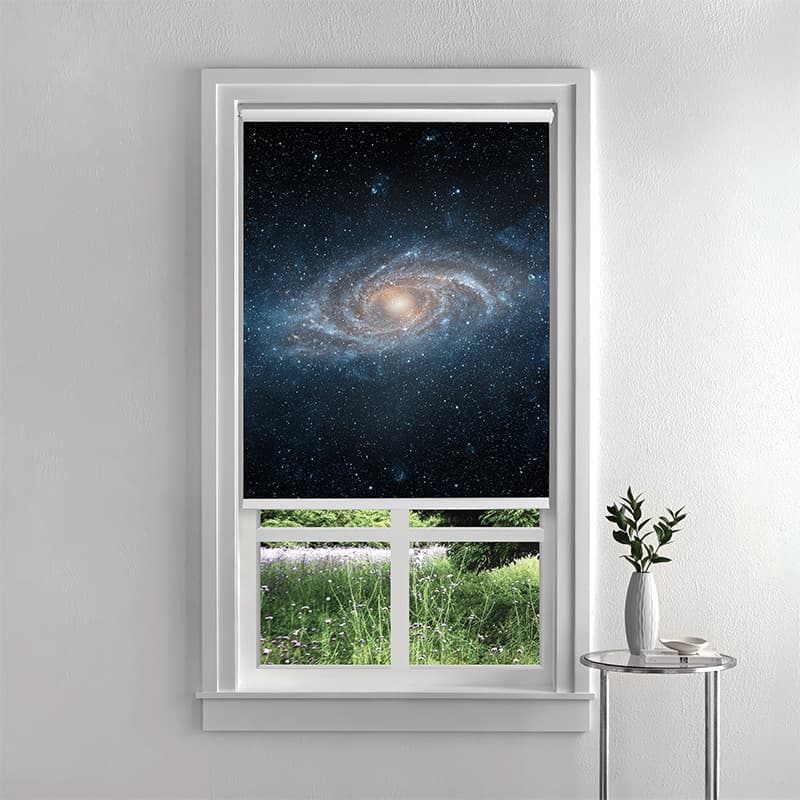 Cosmic Vortex Roller Blind pattern detail