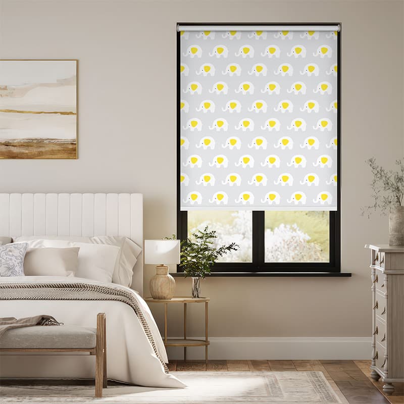 Sweet Elephant Parade Roller Blind pattern detail