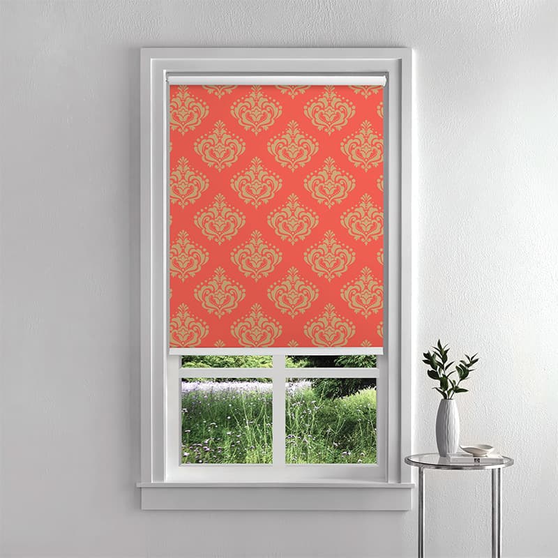 Regal Coral Whisper Roller Blind pattern detail