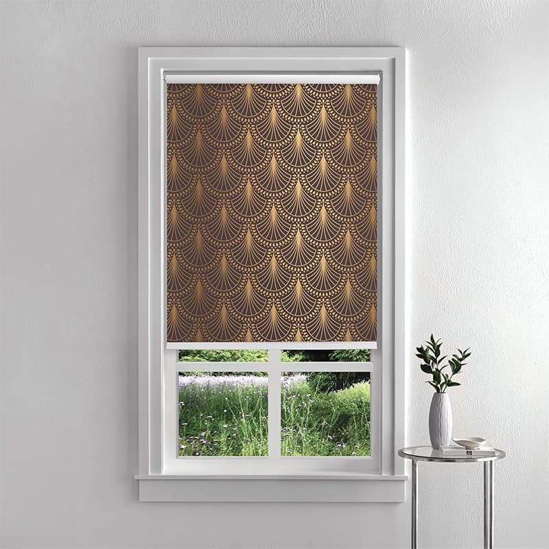 Deco Fan Elegance Roller Blind pattern detail