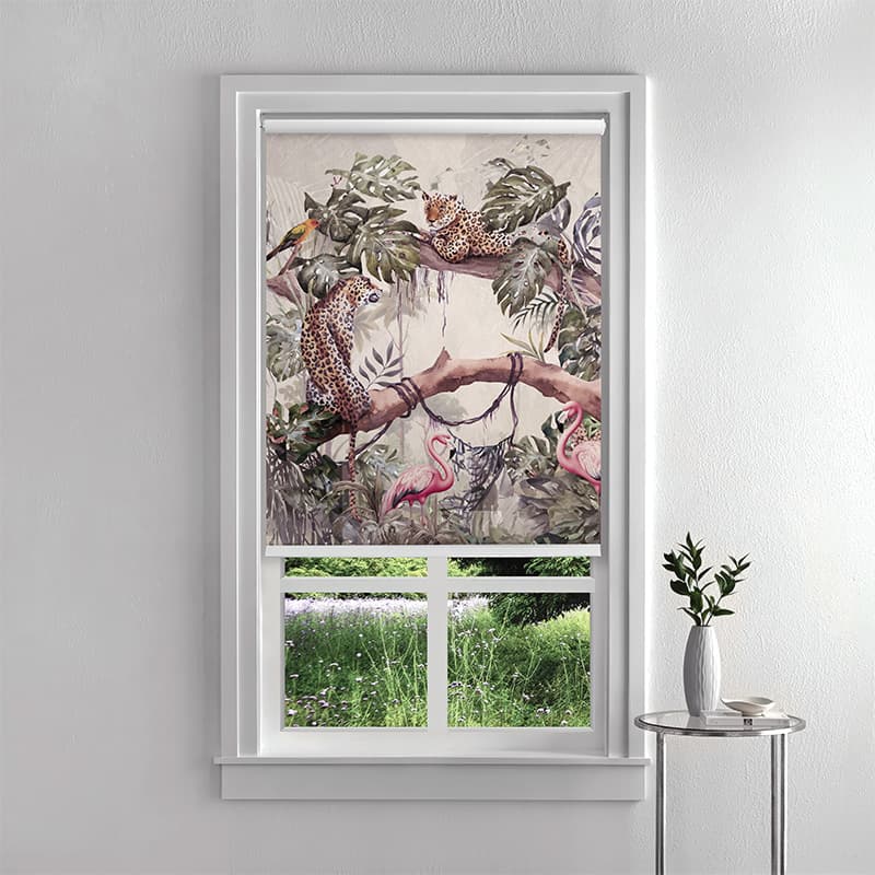 Jungle Majesty Roller Blind pattern detail