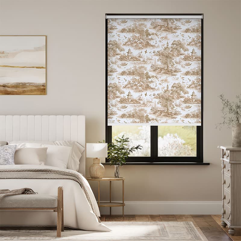Elegant Pastoral Roller Blind pattern detail