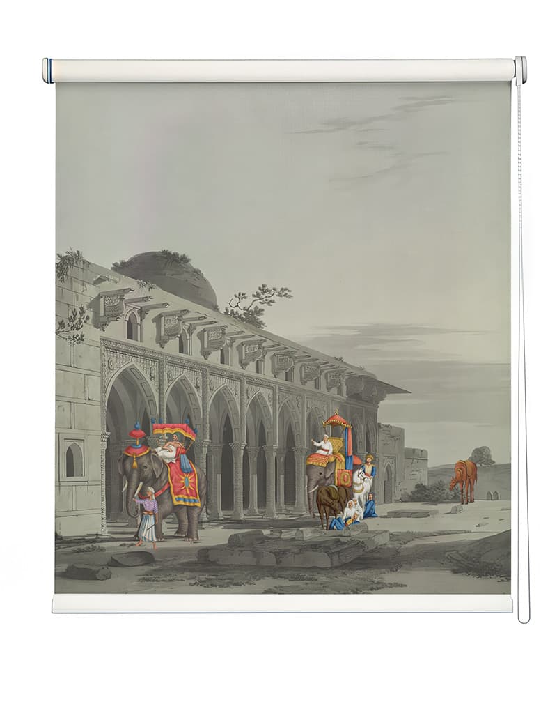 Royal Indian Art Roller Blinds shown in a room
