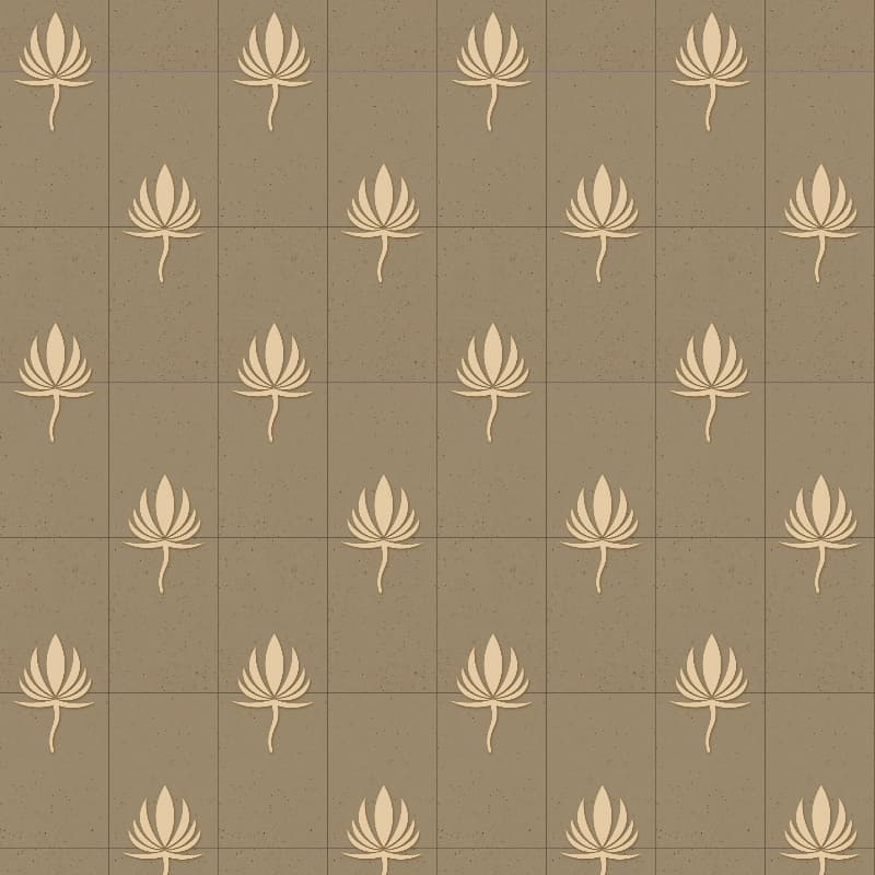 Padmora, Minimalist Lotus Aura Wallpaper Mural pattern detail