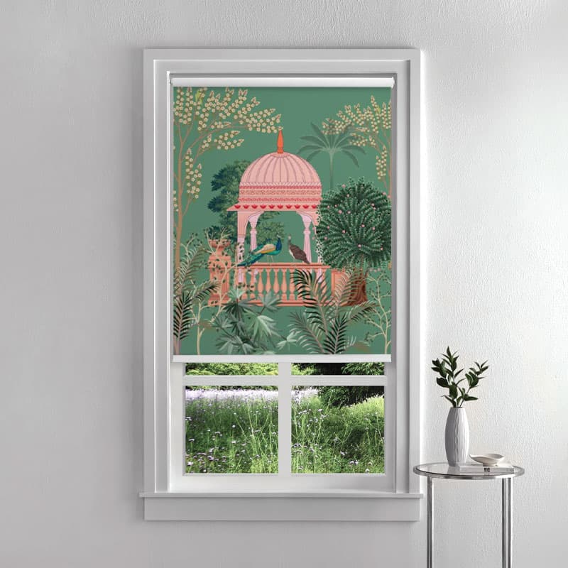 Jaipuri Jannat Miniature Roller Blind pattern detail