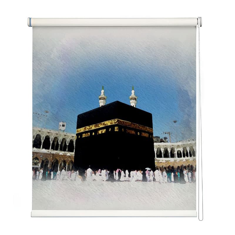 Kaaba in Mecca Pelmet Roller Blinds shown in a room