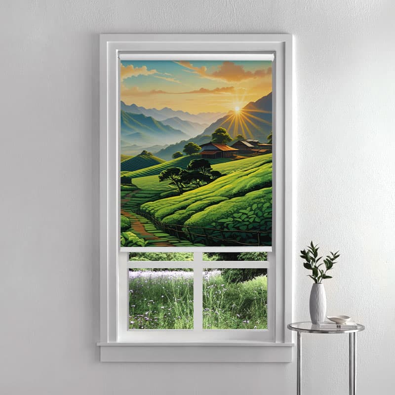 Mountain Meadow Roller Blind pattern detail
