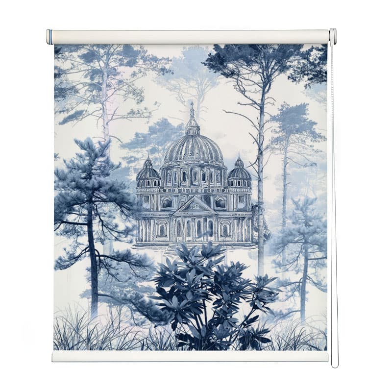 Versailles Vista Roller Blinds shown in a room