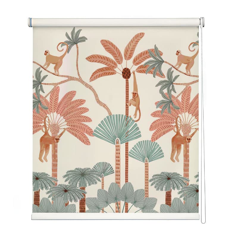 Jungle Gym Roller Blind shown in a room
