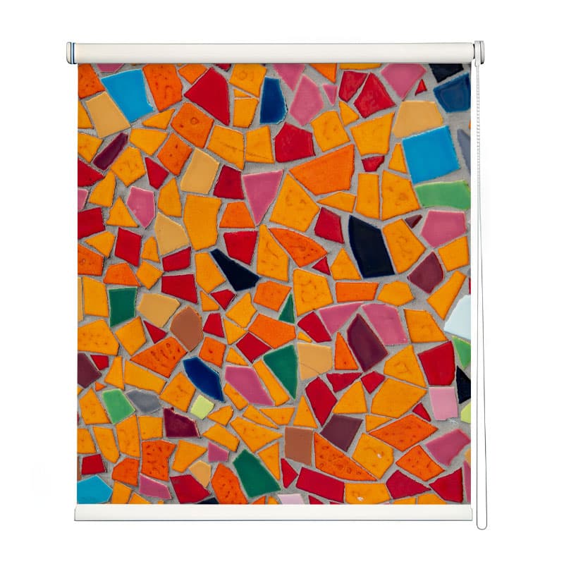 Colorcraze Mosaic Roller Blind shown in a room
