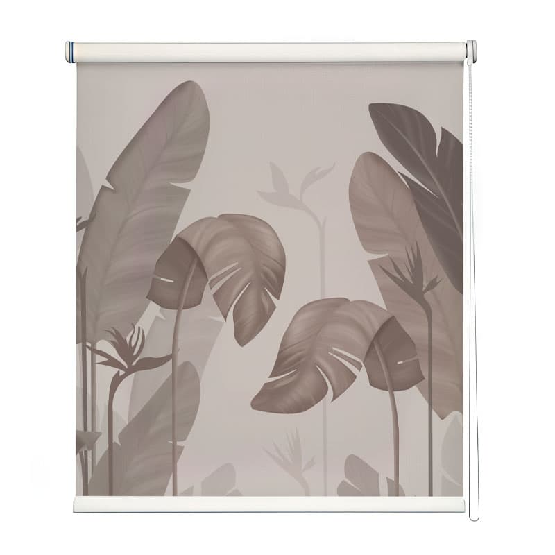 Muted Duskleaf Whisper Roller Blind shown in a room