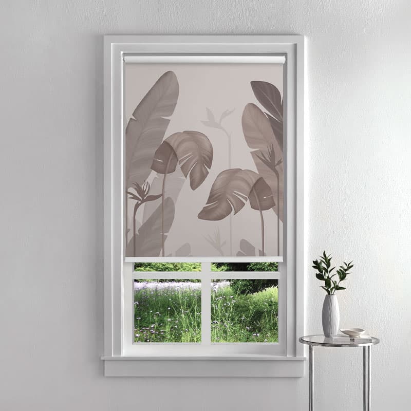 Muted Duskleaf Whisper Roller Blind pattern detail