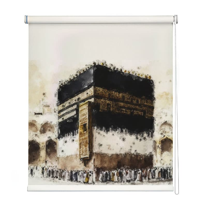 Sanctum of Mecca Roller Blinds shown in a room