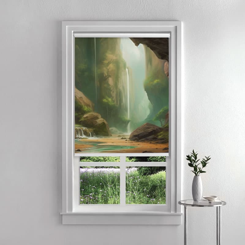Hidden Falls Roller Blinds pattern detail