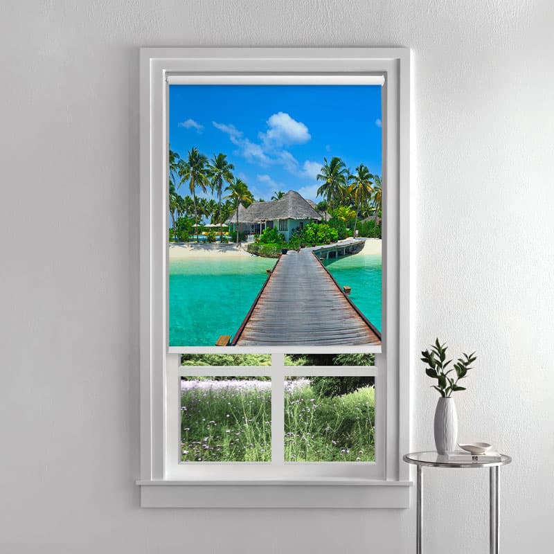 Island Panorama Roller Blinds pattern detail