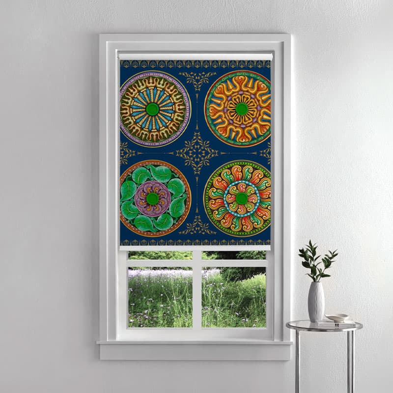Sacred Geometry Roller Blinds pattern detail