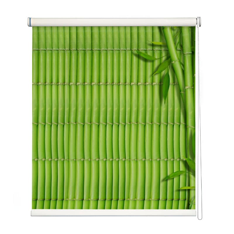Bamboo Bliss Roller Blinds shown in a room