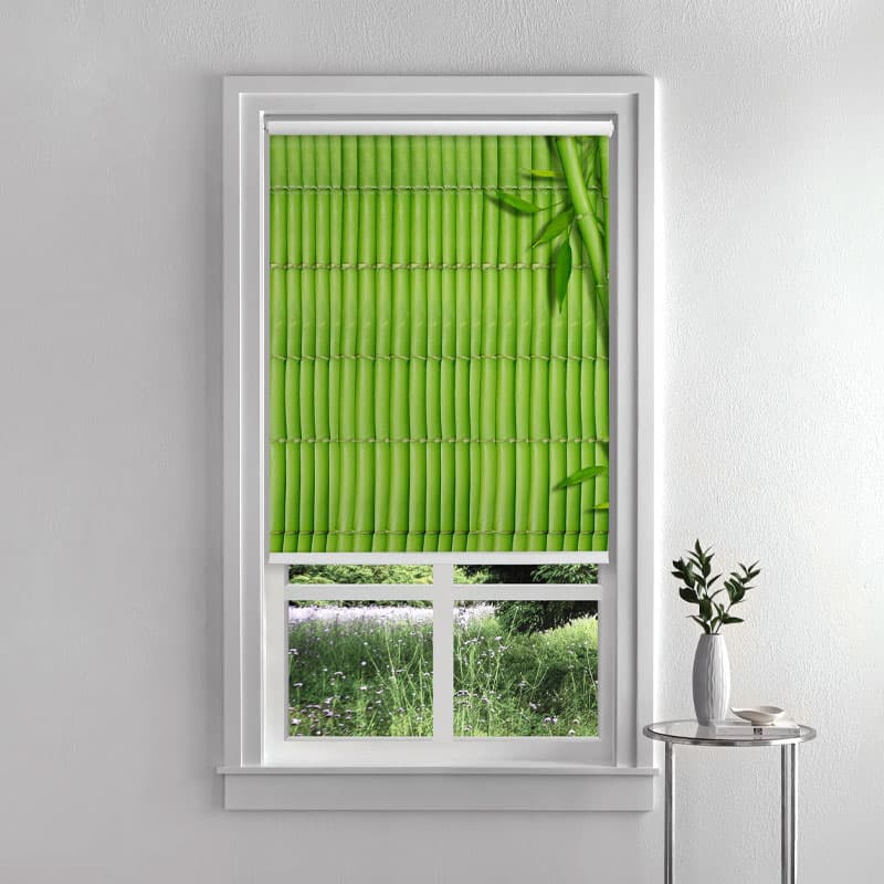 Bamboo Bliss Roller Blinds pattern detail