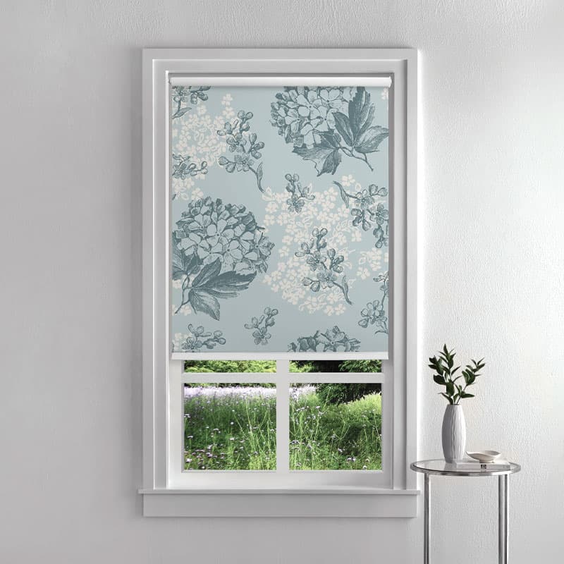 Hydrangea Haven Roller Blinds pattern detail
