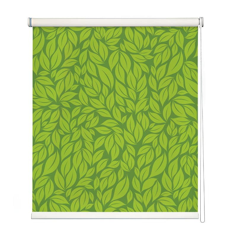 Fresh Foliage Roller Shades shown in a room
