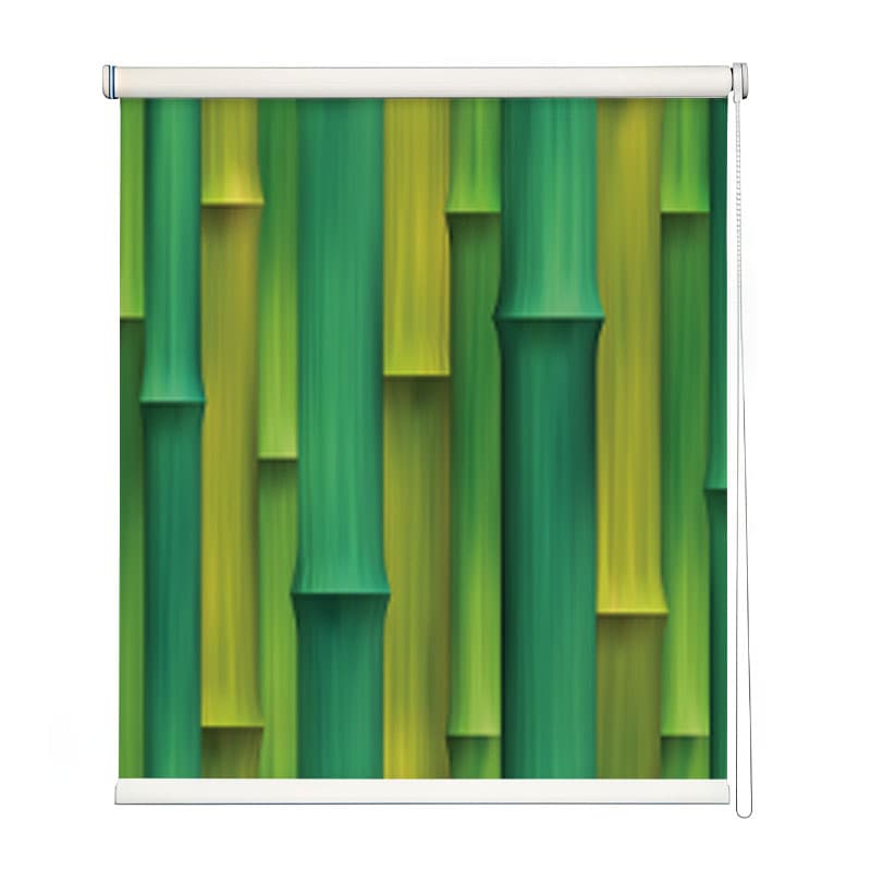Bamboo Grove Roller Blinds shown in a room