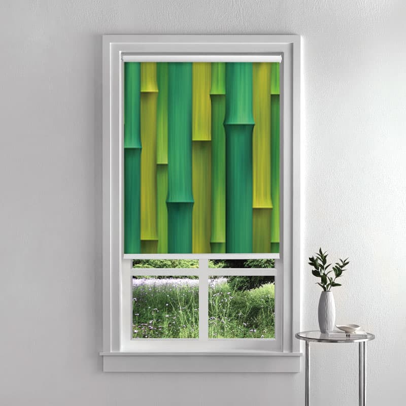 Bamboo Grove Roller Blinds pattern detail
